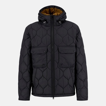 BARBOUR Яке BARBOUR Men's Re-Engineered Hooded Spey Long Sleeve Quilted Jacket - Black BK11
