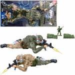 Trifox Crawling soldier on batteries