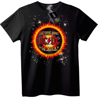 NOONEBRAND Тениска AC/DC За Онези, Които Ще Rocks - 2XL, Black