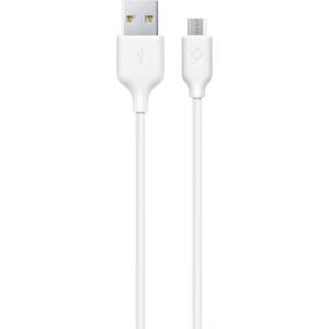 Ttec Кабел ttec - Charge/Data, USB-A/Micro USB, 1.2 m, бял (8694470003689)