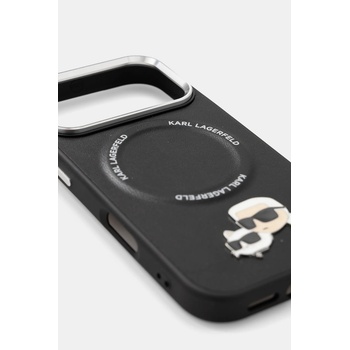 KARL LAGERFELD Кейс за телефон Karl Lagerfeld iPhone 17 Pro (KLHMP17LPSMLRKCK)