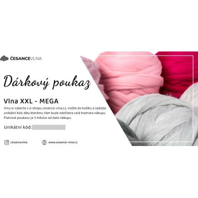 Dárkový poukaz na XXL Mega vlnu