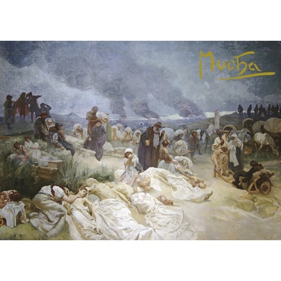 Pohled Alfons Mucha Slovanská epopej – Petr Chelčický, krátký – Zboží Dáma