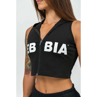 Nebbia Sleeveless Zip-Up Hoodie Muscle Mommy