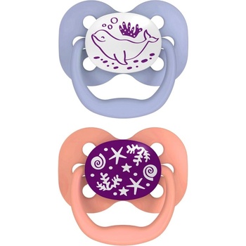 Dr. Brown's Светещи залъгалки Dr. Brown's Advantage - 0-6 м, 2 броя, Dark Pink (72239318997)