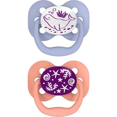 Dr. Brown's Светещи залъгалки Dr. Brown's Advantage - 0-6 м, 2 броя, Dark Pink (72239318997)