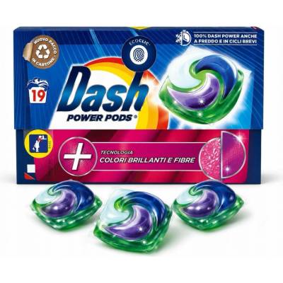 Dash Power Pods prací kapsle + ochrana a posílení vláken & Fibre Dash 19 PD