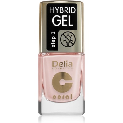 Delia Cosmetics Coral Hybrid Gel гел лак за нокти без използване на UV/LED лампа цвят 120 11ml