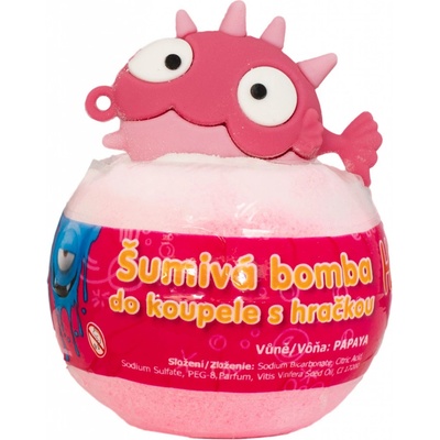 Happy Kids šumivá bomba s hračkou mix druhov 100 g