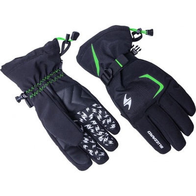 Blizzard Reflex ski gloves black/green 18/19