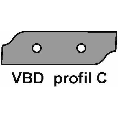 VBD pro frézu na výplně dvířek VP-45 - Profil C, R-spodní braní