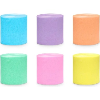 PartyDeco Креп хартия, пастелен дъгов микс