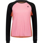 Mons Royale Дамска фланелка с дълъг ръкав за колоездене Mons Royale Women's Tarn Merino L/S Merino longsleeve - Sun Orange / Flamingo / Black (156-2460-0413)