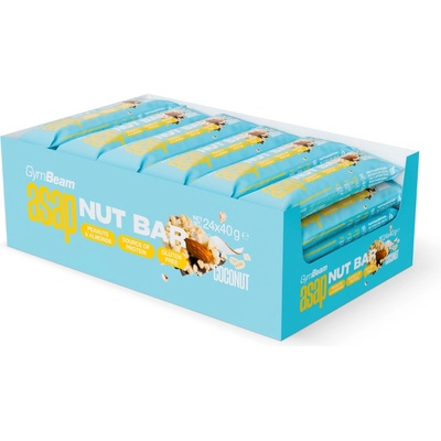 GymBeam ASAP Nut Bar 24 x 40 g кокос