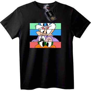 NOONEBRAND Тениска Looney Tunes Трио - L, White