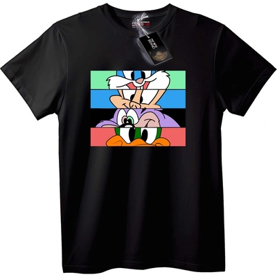 NOONEBRAND Тениска Looney Tunes Трио - L, White