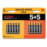 Kodak Алкална батерия Kodak XTRALIFE AAA 10 (пакет 5+5) (30423466)