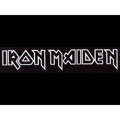Zádovka IRON MAIDEN line nápis