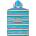Roxy Дамско пончо за сърф Roxy Women's Stay Magical Printed Surf poncho - Cloud Dancer Classic Stripe - размер One Size (150-6364-0211)