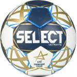 Select Hb ultimate ehf champions league 2025/26 бяло, Тъмносин, златно 3 (1328_blue-white)