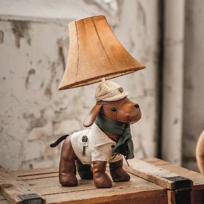 Happy Lamps - LED детска настолна лампа SPIKE LED/5, 4W/230V ловно куче (HP0008)