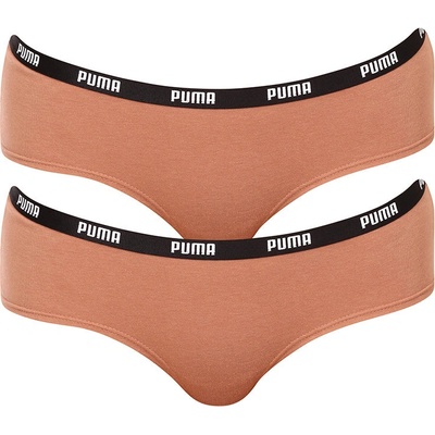 Puma 2PACK dámske nohavičky 603032001 013 hnědé