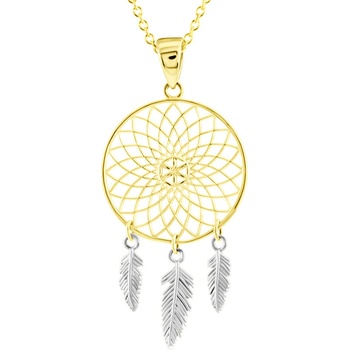 Gemmax Zlatý řetízek s lapačem snů GLSCN-42001-12491