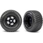 Traxxas колело, джанта Sand Car черен, гума Gravix (задна) (чифт)
