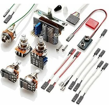 Image 1 of EMG 3 Pickups Push/Pull Wiring Kit Потенциометър (EMG-3-PU-PP-WR-KIT)