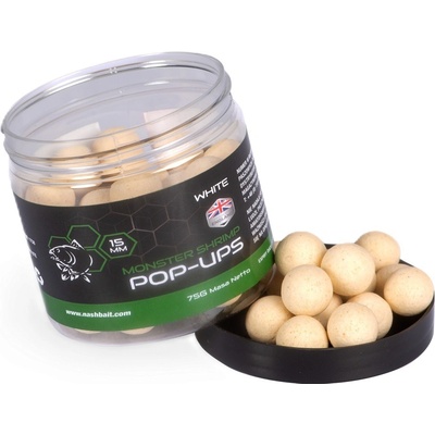 Kevin Nash floating boilies Pop Ups Monster Shrimp White 75g 20mm