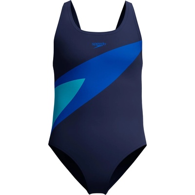 Speedo Детски бански костюм Speedo Kid's Hyperboom Butterfly Back One Piece Swimsuit - Peacoat/Deep Sapphire - размер 116 (EU) (750-2734-0212)