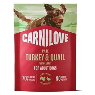 Carnilove Dog Paté Turkey&Quial+Carrot 300 g