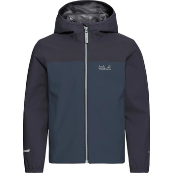 Jack Wolfskin Детско водоустойчиво яке Jack Wolfskin Kid's Adventuretribe 2L Jacket Waterproof jacket - Midnight Sky - размер 164 (EU) (703-6904-0416)