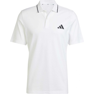 adidas pique polo biele čierne