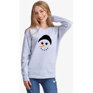  Дамска сива или тъмно-синя блуза Snowman