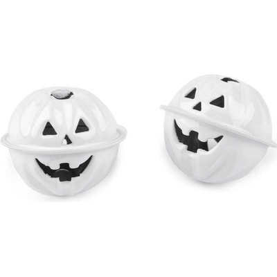 Stoklasa Rolnička dýně halloween Ø30, 40 mm Balení: 2 ks, Varianta: 3 (Ø30 mm) bílá 3 (Ø30 mm) bílá