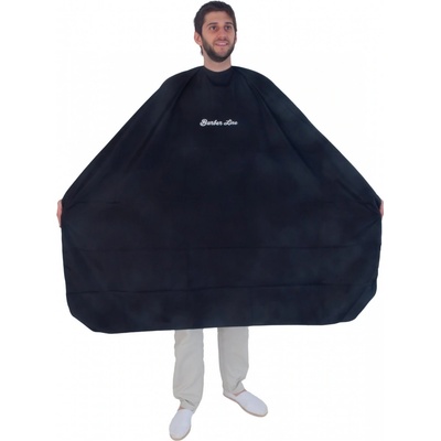 Eurostil Barber Line DeLuexe pláštenka na strihanie 160 x 140 cm čierna