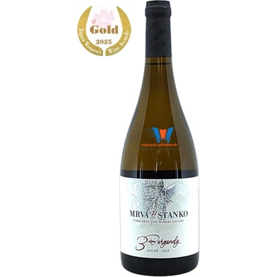 Mrva & Stanko 3 Burgundy suché biele 2023 13% 0,75 l (čistá fľaša)