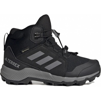 adidas Terrex MID GTX K detská outdoorová obuv čierna sivá
