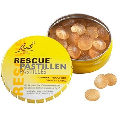 Bachovy květové esence Rescue krízové pastilky pomaranč 50 g