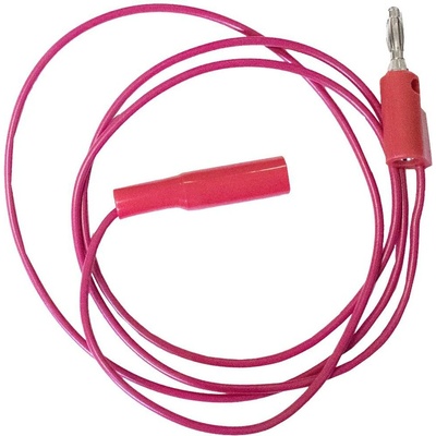 Mueller Electric BU-2031-A-36-2 měřicí kabel banánková zástrčka 4 mm Minikrokosvorka 0.9 m červená 1 ks