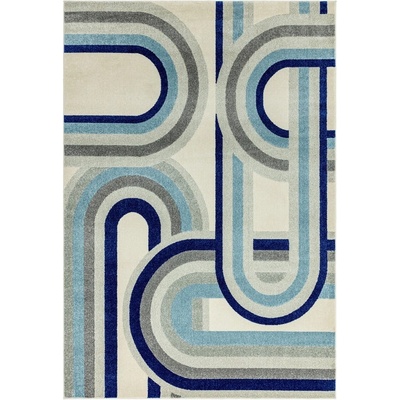 Asiatic Carpets Сиво-син килим 120x170 cm Nova Retro Blue - Asiatic Carpets (NOVA120170NV30)