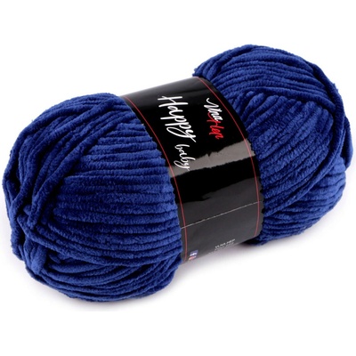 Pletací žinylková příze Happy Baby 100 g - 13 (41290) modrá námořnická
