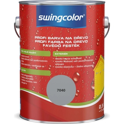 Swingcolor Profi Barevný email na dřevo 2,5 l lesklý šedý