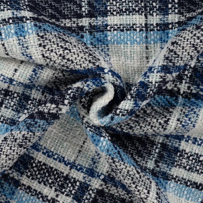 Kabátovina Boucle CHANEL - Modrá