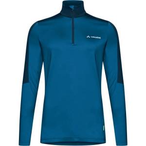VAUDE Дамски поларен пуловер Vaude Women's Livigno Halfzip II Fleece jumper - Shore Blue - размер 34 (EU) (105-2999-2111)