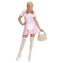 dirndl hospodyňka růžová