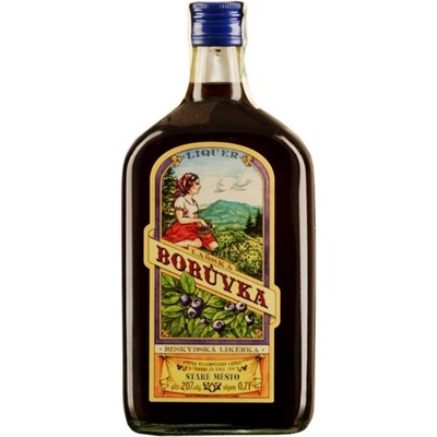 Lašská Borůvka 20% 0,7 l (holá láhev)