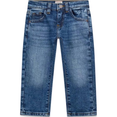 Guess Детски дънки Guess - Класически дизайн, сини, 3-6 м (20261-N6RA02-D52Z0-BRHO-3-6M)