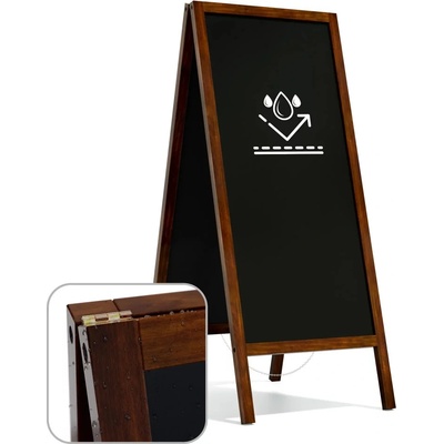 Allboards reklamní áčko s křídovou tabulí 150 x 61 cm